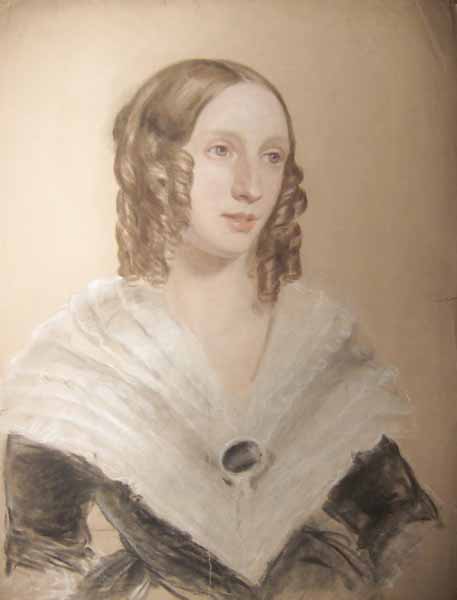 Half-length Portrait of a Young Woman with Ringlets